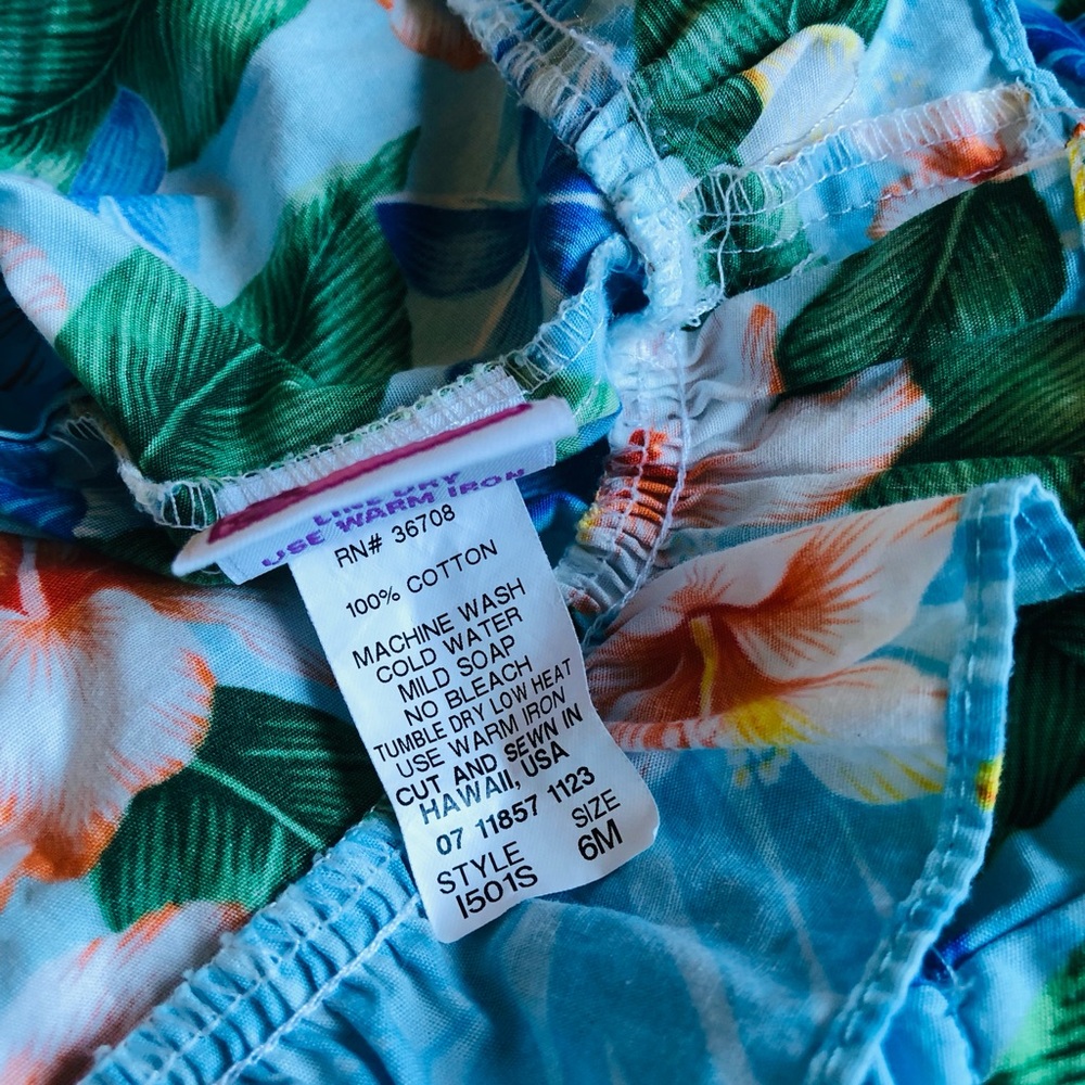 EUC 🌺 RJC Made In Hawaii Baby Summer Outfits Sz 6-9 Months, Tank Tops & Shorts - Picture 4 of 8